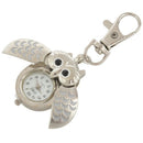 Double open owl Key ring Pocket watch P8A9