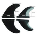 Professional Future Base Fins Quad Fins Surfboard 4 fin Set Fiberglass