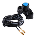 2 Sets Dirt Bike Handlebar On/Off Kill Stop Start Button Switch - Red+Blue