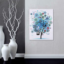 5D DIY Special Shaped Diamond Painting Blue Tree Cross Stitch Embroidery