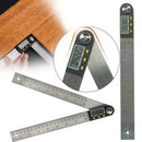 Stainless steel two-in-one electronic digital protractor woodworking angle F1I6