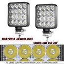 3.3'' 48W Square LED Work Light Bar Spot Fog Lamp Driving Offroad SUV Truck