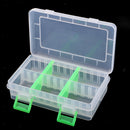 ABS 6 Compartments Fishing Tackle Box Accessories Lures Baits Storage Case