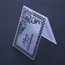 Plastic Embossing Folder Template DIY Scrapbooking Paper Craft Album Card Decor