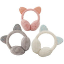 Ladies Winter Warm Cute Earmuffs Outdoor Earmuffs Creative New Sequins Cat