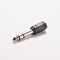 2X 6.5mm 1/4 Male to 3.5mm 1/8 Female Stereo Audio Mic Plug Adapter Jack caesES