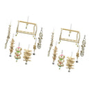 14 x Wooden Toys with Bell for Medium Parrots and Birds Like Amazon, African