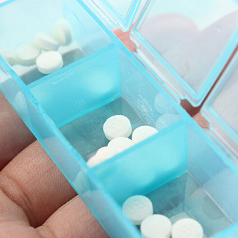 Medicine Weekly Storage Pill 7 Days Tablet Sorter Box Container Case OrganizerTO