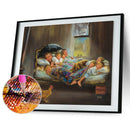 5D DIY Full Drill Diamond Painting Happiness Family Cross Stitch Embroidery