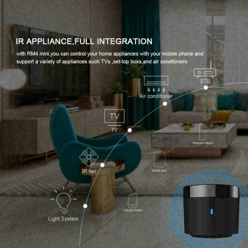 1* Smart Automation For Broadlink RM4 Cmini WiFi 4G Wireless IR G6X6 Contro S6C5