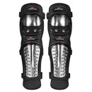 1 Pair Motorcycle Knee Pads Protector Guards Stainless Steel Protective Gear