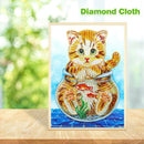 5D DIY Special Shaped Diamond Painting Cat Cross Stitch Mosaic Craft Kits