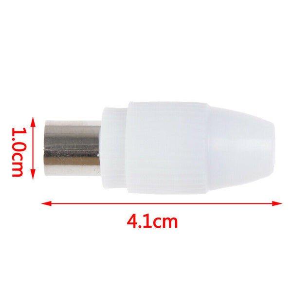 10x Free Welding RF Television Male Plug 9.5 TV RF Terminal Antenna Connector  Z