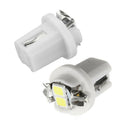 10x White T5 B8.5D 5050 2LED Car Dash Wedge Gauge Instrument Side Light Bulb