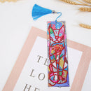 Irregular Rhinestone Diamond Painting Flower Animal Cross Stitch Bookmark