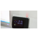 Projection Digital Weather LCD Snooze Alarm Clock Color Display LED Backlight