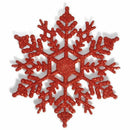 12 Pcs Glitter Snowflake Christmas Ornaments Xmas Tree Hanging Decoration r W5Y8