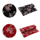 100x140cm Chinese Floral Plum Blossom Printed Sewing 100% Cotton Fabric Red
