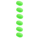 150pcs 10x15mm Green Oval Soft Luminous Fishing Bead Tackle Equipment Float R8I6