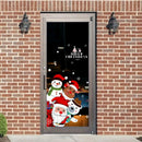DIY Merry Christmas Wall Stickers Showcase Window Glass Festival Decals
