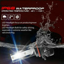 9005+9006 240W 25800LM Combo LED Headlight High/Low Beam 6000K White 4 Bulb
