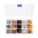 1 Boxed Piece Ribbon Clasps Clamps Fasteners End for Jewelry Making