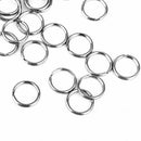 10x in Set Metal Key Holder Split Rings Keyring Keychain AU Keyfob U9O6