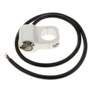 25mm Motorcycle Handlebar Headlight Fog Light Switch Stainless Steel | White
