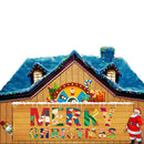 8pcs Christmas Decorations Snowman Kitchen Tableware Holder bag Xmas ornameSEAU