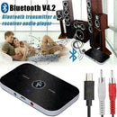 Bluetooth V4 Transmitter & Receiver Wireless A2DP Audio 3.5mm Aux Adapter S M5I4