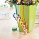 20x Writable Rolls Paper Washi Masking Tape Rainbow Colours Sticky Adhesive