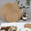 2pcs Drink Cup Placemats Non-slip Insulation Anti-hot for Kitchen Dining Table