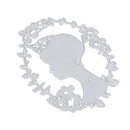 Metal DIY Wreath Woman Cutting Dies Stencils Scrapbook Card Making Craft Decor