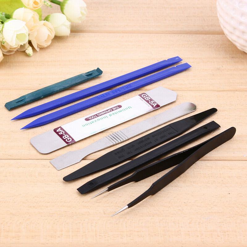 8 In 1 Mobile Phone Opening Repairing Tool Pry Tools Set Kit Opener Pro fo