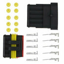 5 x Set 5 Pin Male Connector Waterproof Vehicle Boat Supplies
