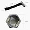 1/2 Inch Square Drive 21mm 120mm Capacity Oil Filter Remover Strap Wrenc XTF