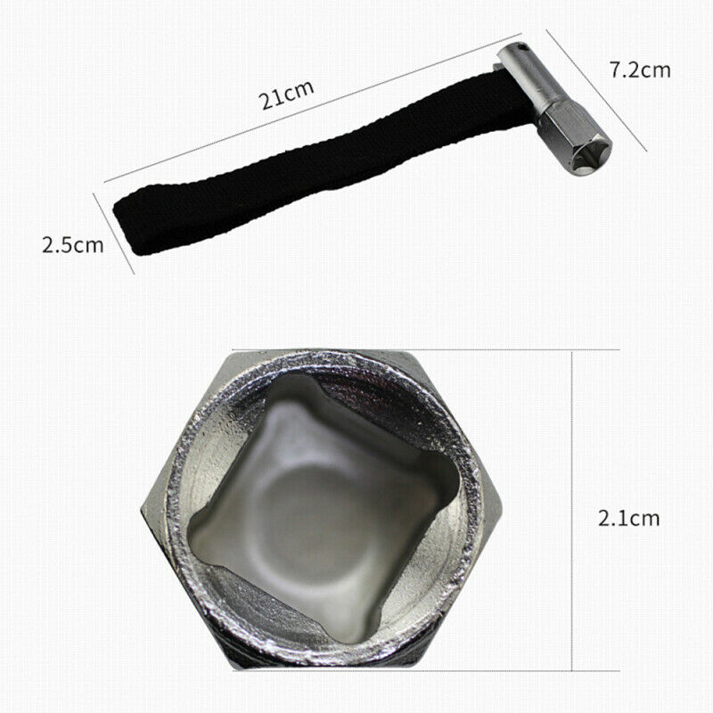 1/2 Inch Square Drive 21mm 120mm Capacity Oil Filter Remover Strap Wrenc XTF