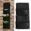 4 Pocket Outdoor Wall Vertical Planter Flower Herb Hanging Garden Planti YYK