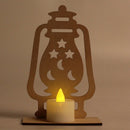 Ramadan Wooden Eid Mubarak Decoration Moon Islam Mosque Muslim Wooden Plaqu