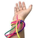 Rainbow Colorful Fumble Finger Thread Rope Stringes Kids Educational Toys  A