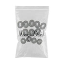 120pcs Black Rubber Side Cover Grommets For