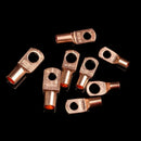 60Pcs Electrical Copper Lug Cable Wire Connectors Crimp Terminal SC6-25 S IVO