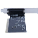 DB25 Parallel Port IEEE 1284 Printer PCI Controller Card Adapter Black