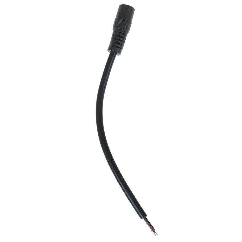 1Pc Power Jack Adapter Plug Female 5.5mm x 2.1mm 30cm/12in 12V Po3C