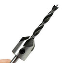 4x /Set Straight Shank Three-point Woodworking Countersink Drill Bit s KZY