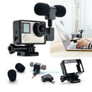 Hi-Fi Microphone Adapter Side Open Housing Case Kit for Camera GoPro Hero 3 3+ 4