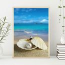 5D DIY Full Drill Diamond Painting Cross Stitch Kit (Sandy Beach-k523)
