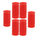 6xRed 35MM Motorbike Gear Shifter Pedal Rubber Fit for Suzuki SV/GSR/GSXR Series