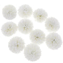 10-Pack Artificial Chrysanthemum Flower Bouquet Wedding Decor Beige