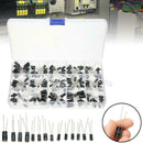 200pcs 15 Value 10~50V 0.1-220uF Electrolytic Capacitor Cas Assortment New P6A4